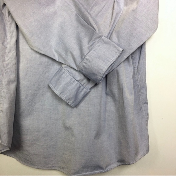 Club Room Mens Size 16.5/33 Pin Point Oxford Long Sleeve Button Down Dress Shirt - Picture 5 of 7
